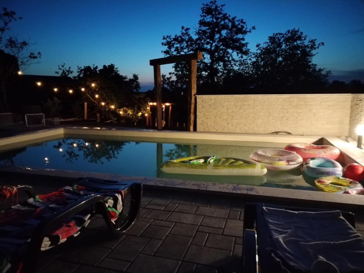 House With Pool Poli Stare Nuoni Villa Zminj Bagian luar foto